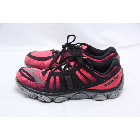 Brooks Pure Flow 2 Running Shoes Women’s Sz 10 Pink Black Athletic 1201311B613 - Picture 3 of 7